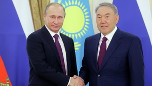 putin ve nazarbayev